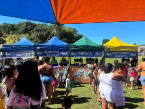 Garotada de Monjolos aproveita a Caravana de Arte e Lazer